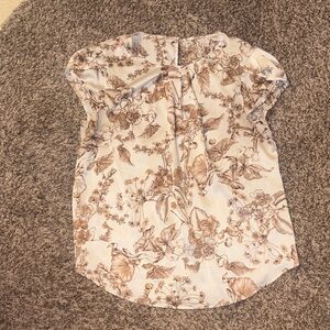 Floral Print Women's Top